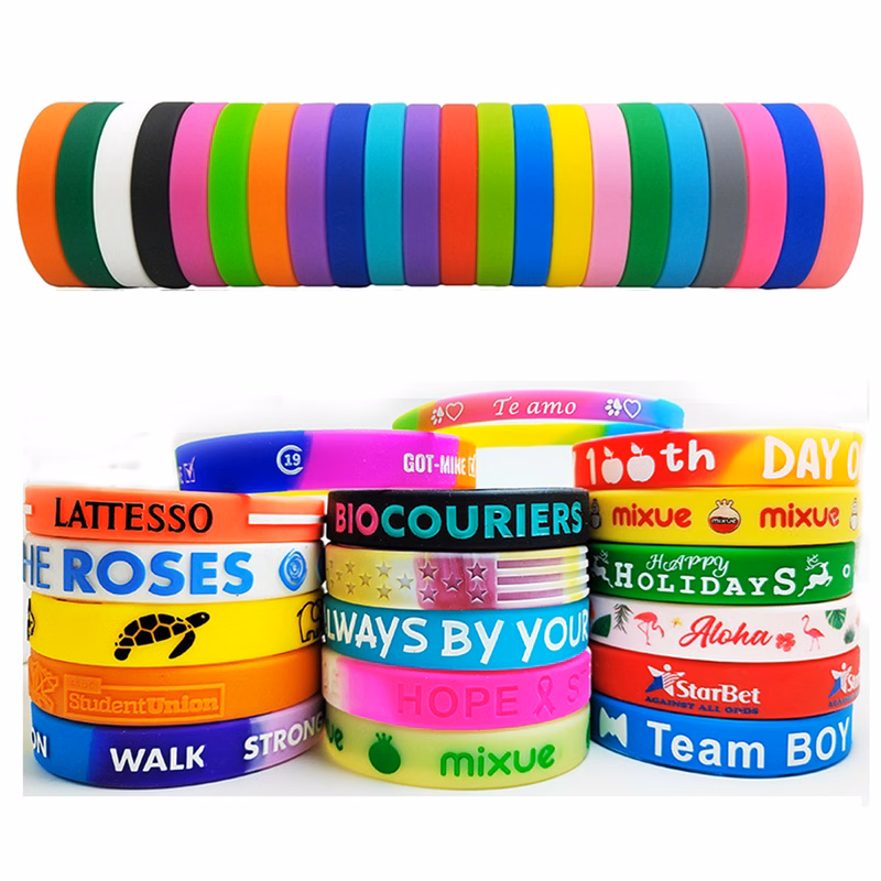 Multicolor Silicone Bracelet