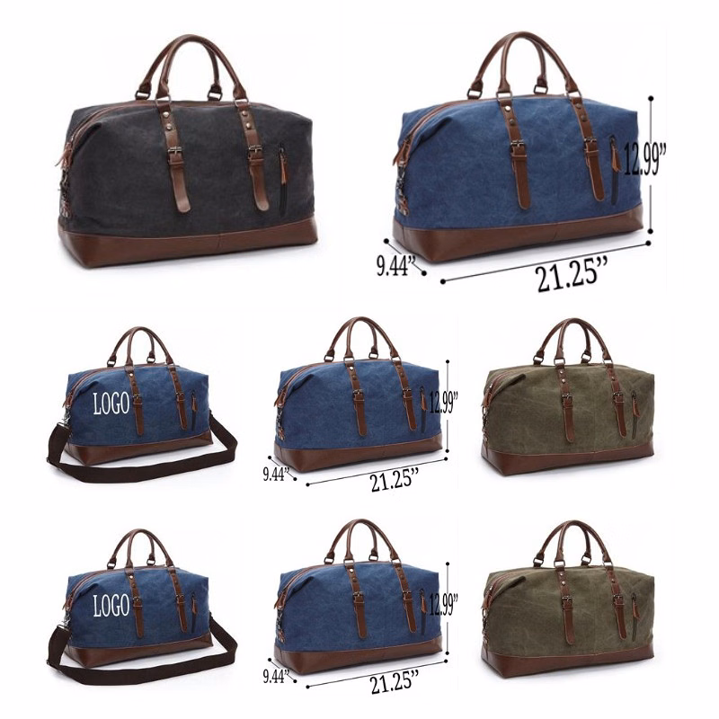 Canvas Travel Shoulder Crossbody Three-Way Handbags