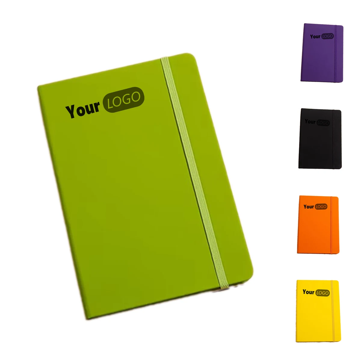 A5 Strap Bound Meeting Notebook 1