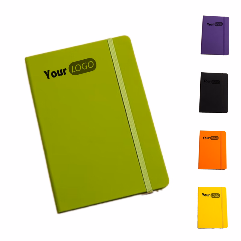 A5 Strap Bound Meeting Notebook