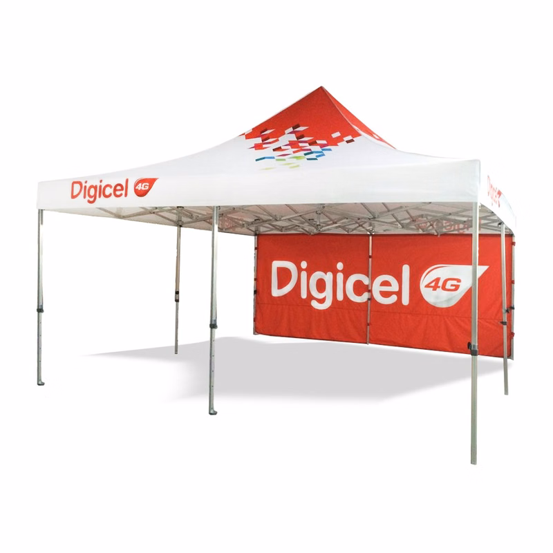 16' X 16' Tent w/ Full Color Canopy, Back and Side Walls