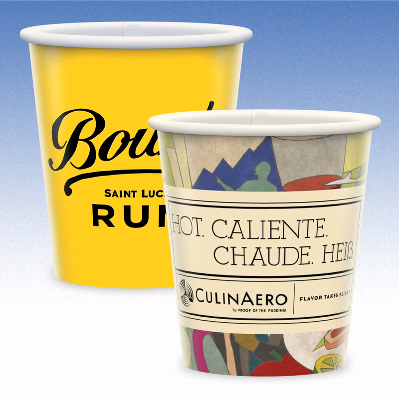 9 oz-Plastic-Free, Compostable, Recyclable Paper Cups 