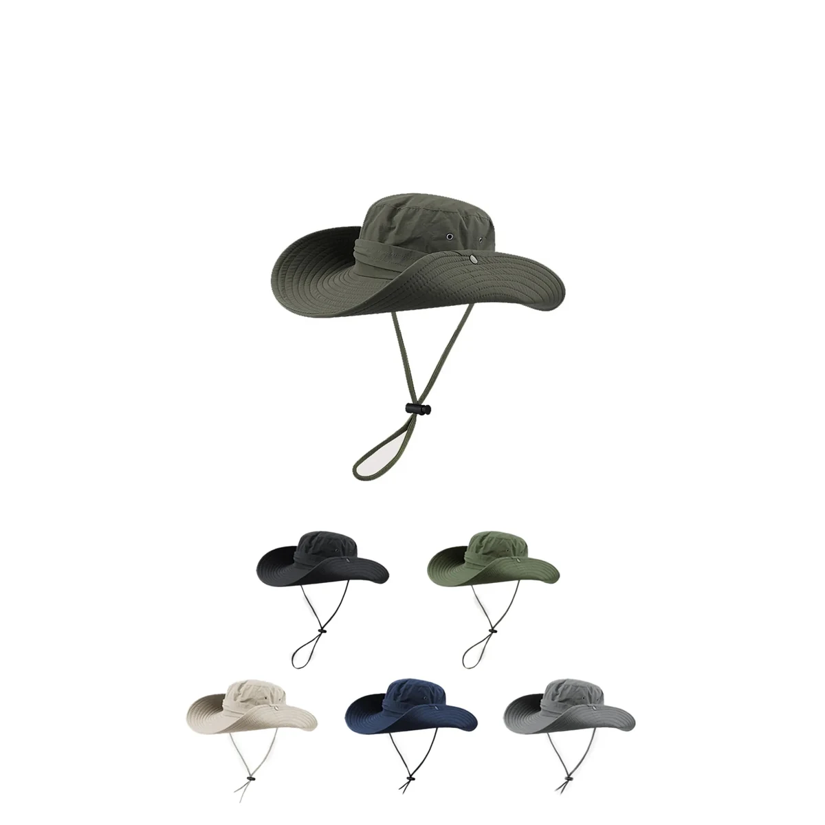 Stylish Large Brim Sun-Protected Cowboy Hat 1