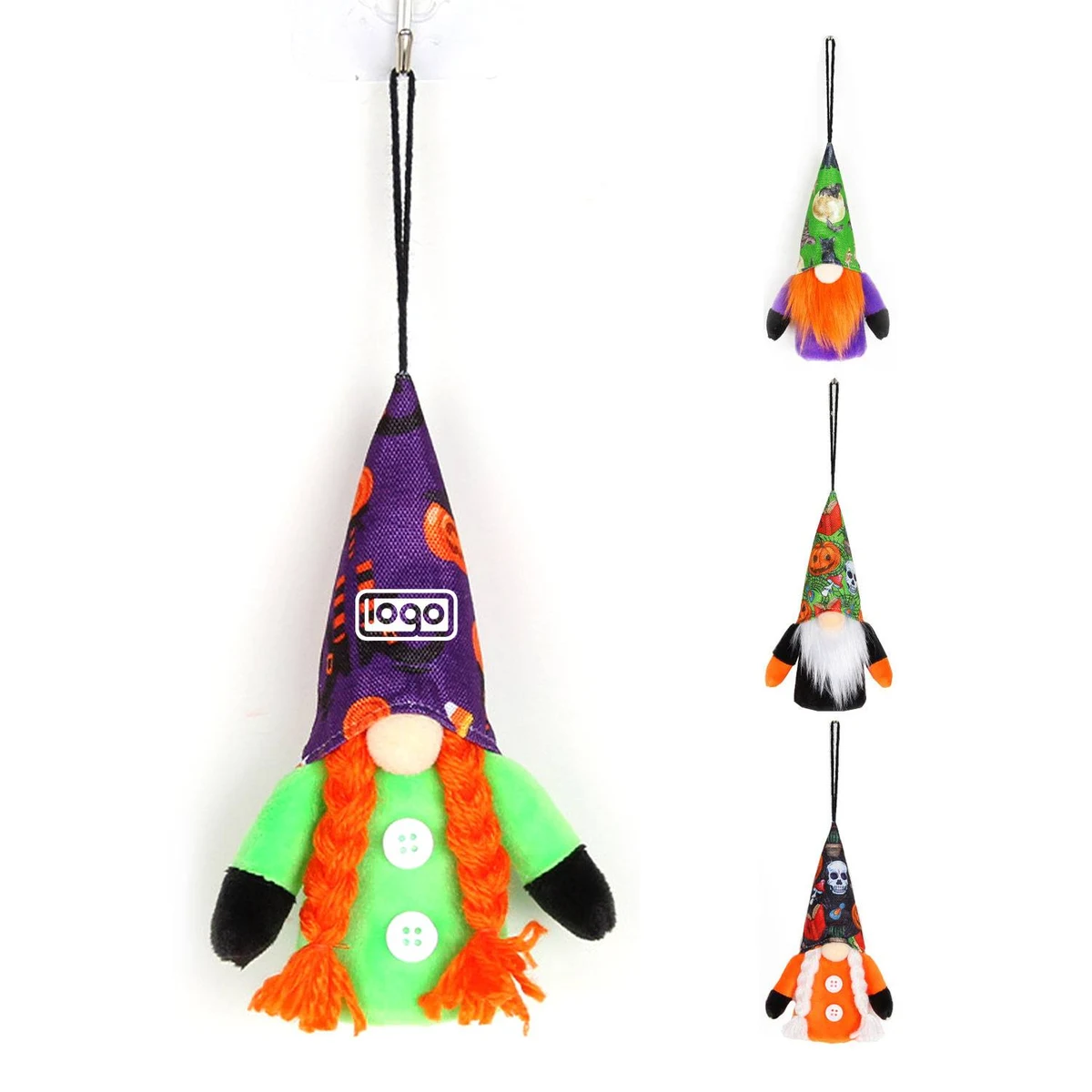 Halloween Hanging Glowing Cute Gnome Doll 1