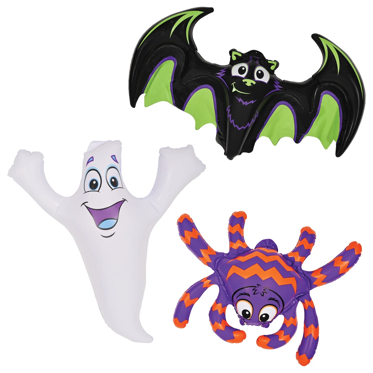 Inflatable Bat, Ghost & Spider 1
