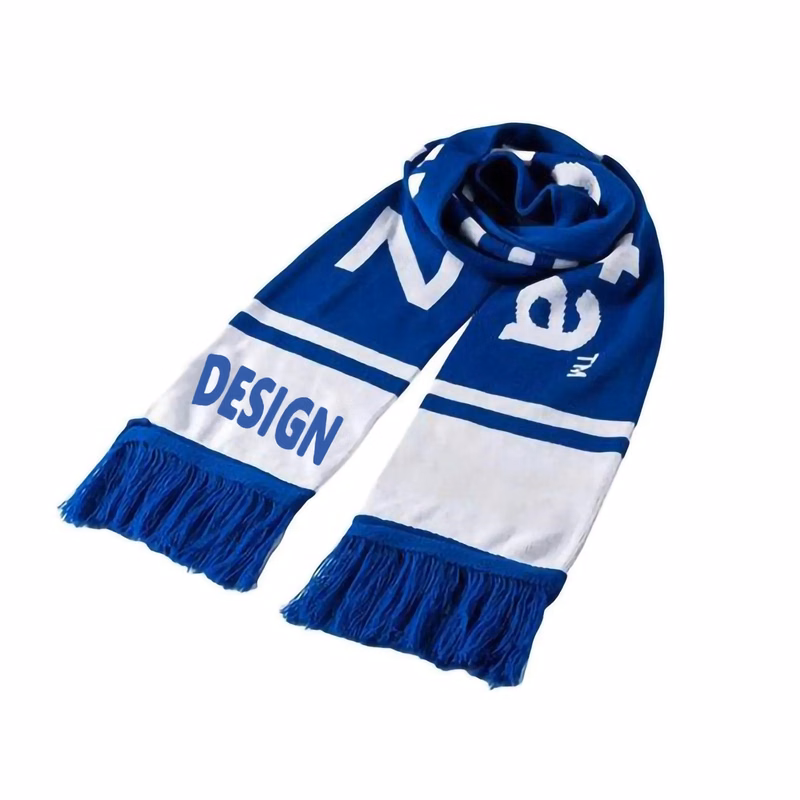 Acrylic Knit Scarf With Fringe MOQ 100PCS