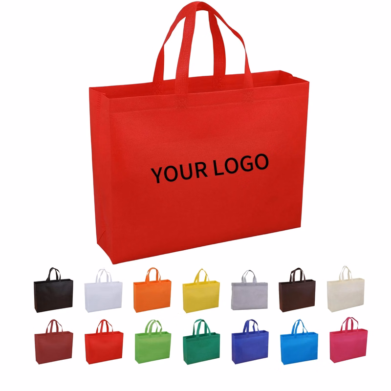 Non Woven Grocery Tote Bag 12.5x15 Inch