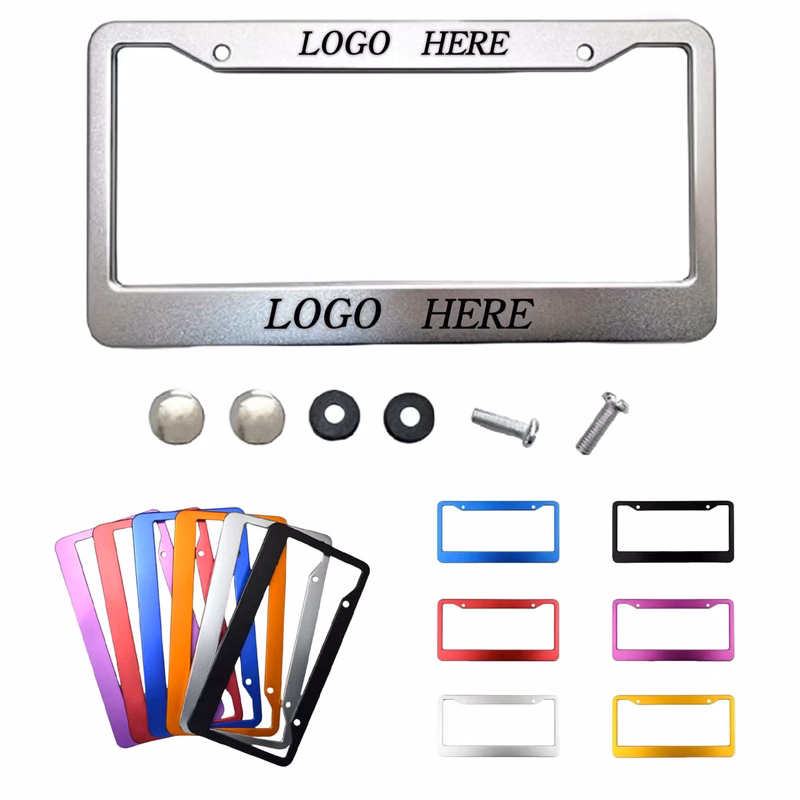 Aluminum Alloy Cars License Plate Frames
