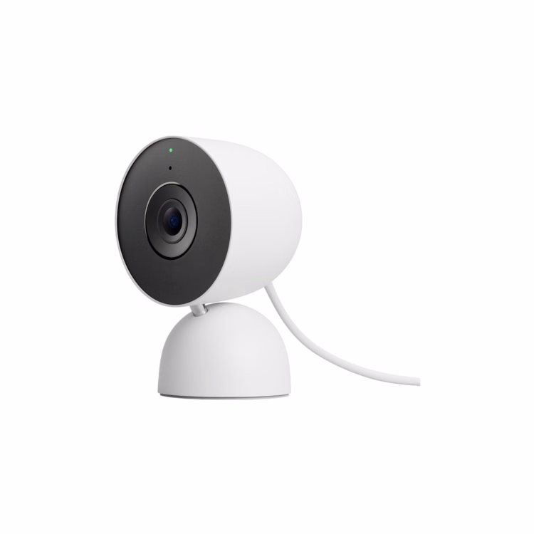 Google Nest Cam Indoor (Wired, 3rd Gen) - Snow