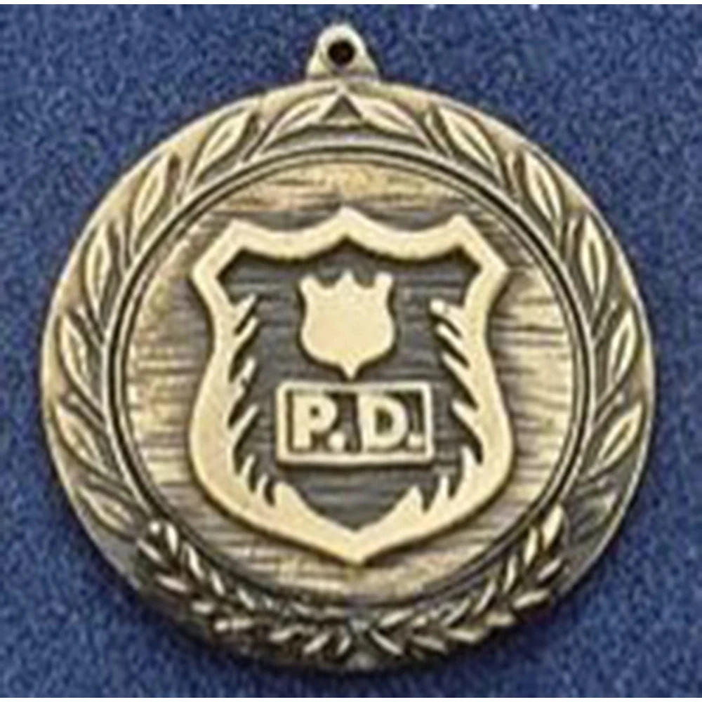 2.5" Stock Cast Medallion (Police Department) 1