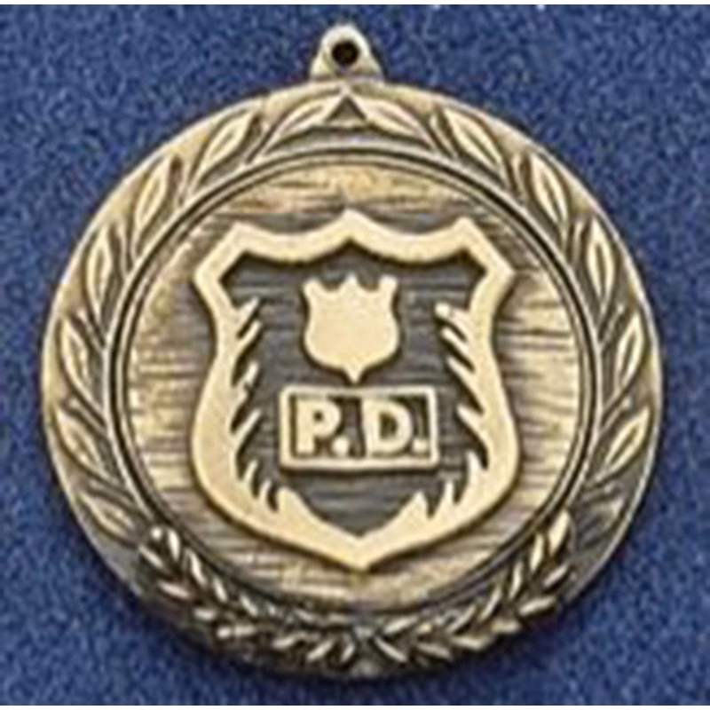 2.5" Stock Cast Medallion (Police Department)