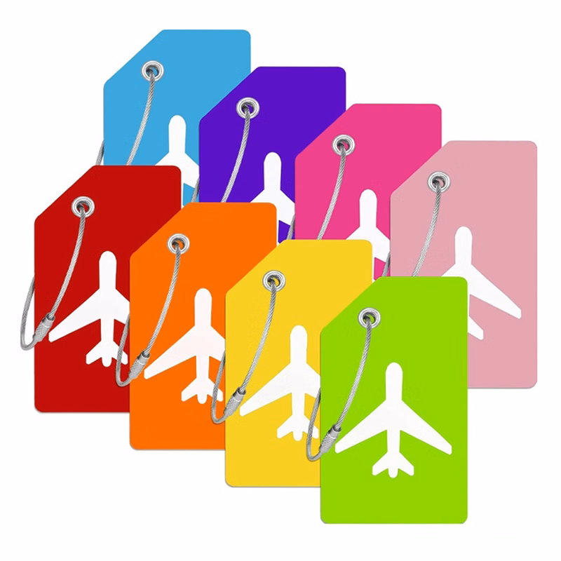 ID Card Silicone Luggage Tag With Name