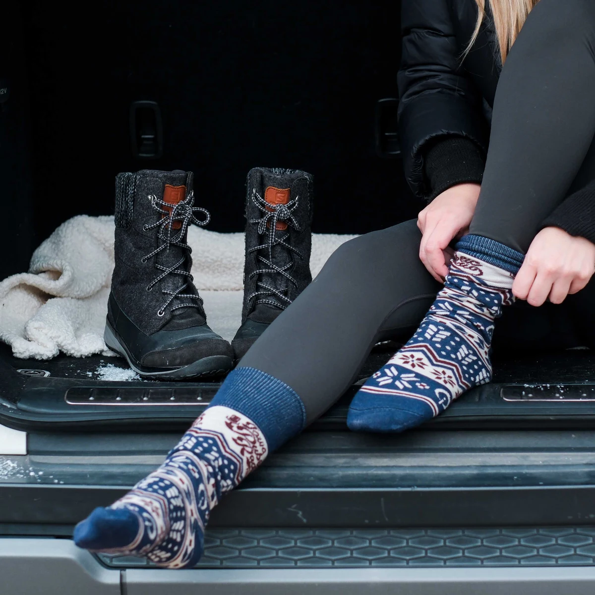 Crew Snowboarding Socks - Slope-Tested for Winter Thrills - American Made 1