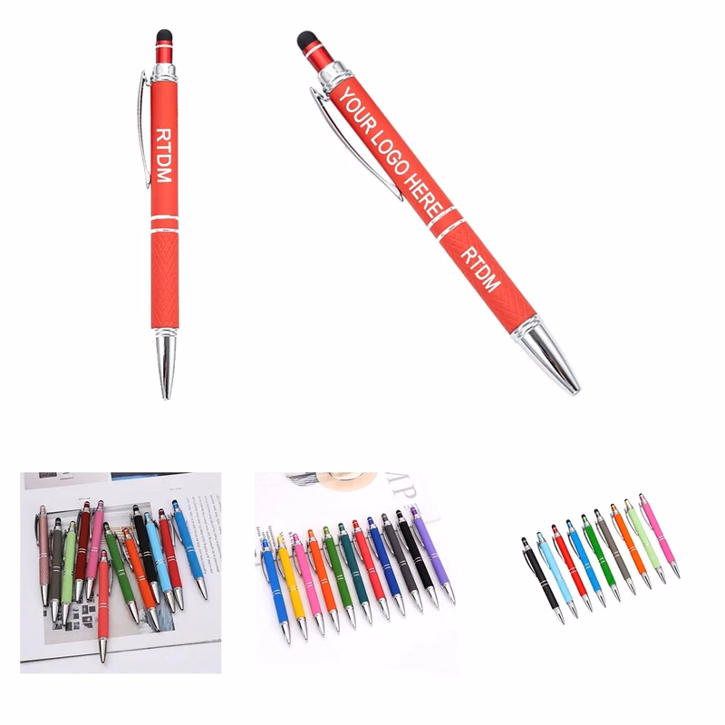 Spray Coated Aluminum Metal Retractable Ballpoint Pen