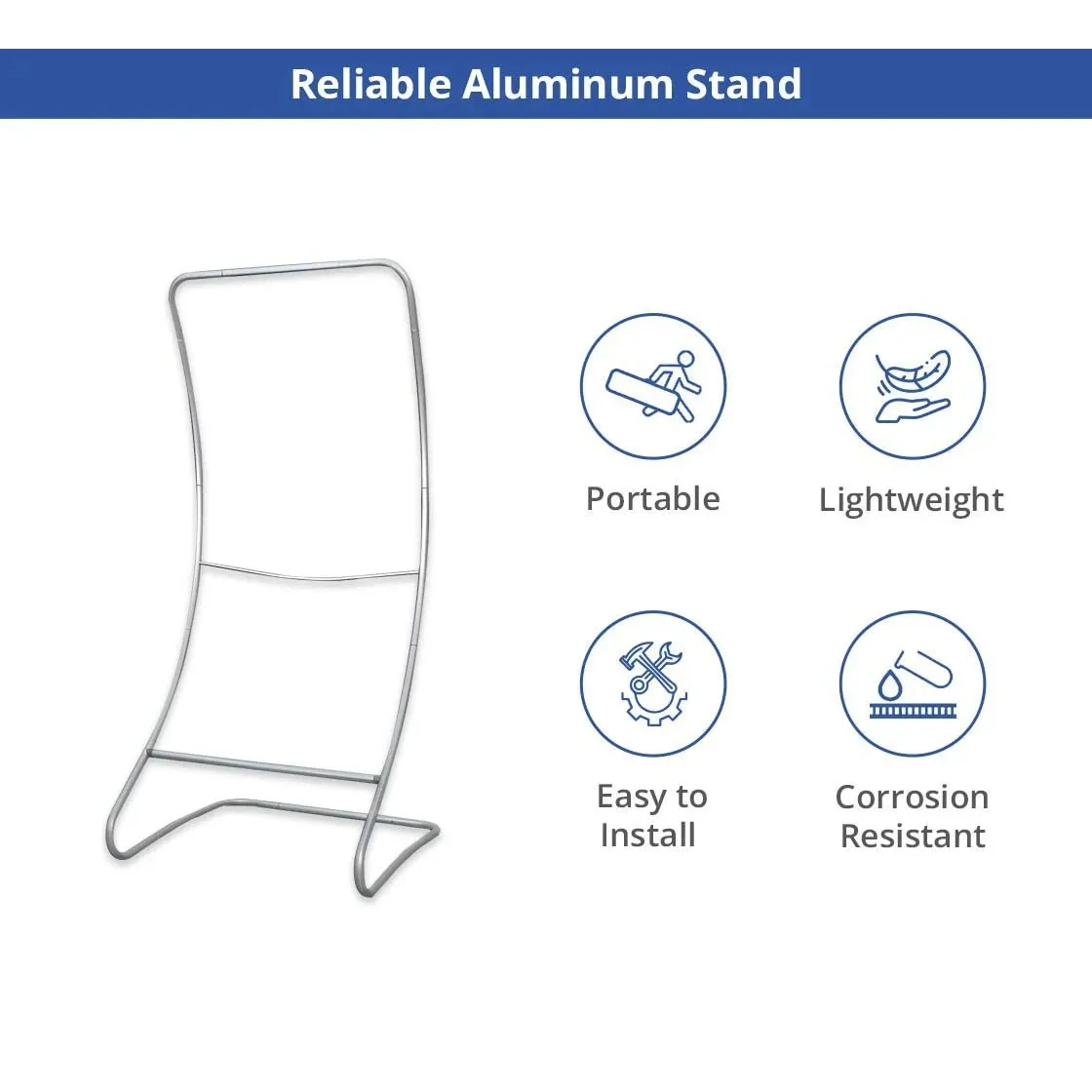 Fabric Display Stand Snake C - Hardware Only 1