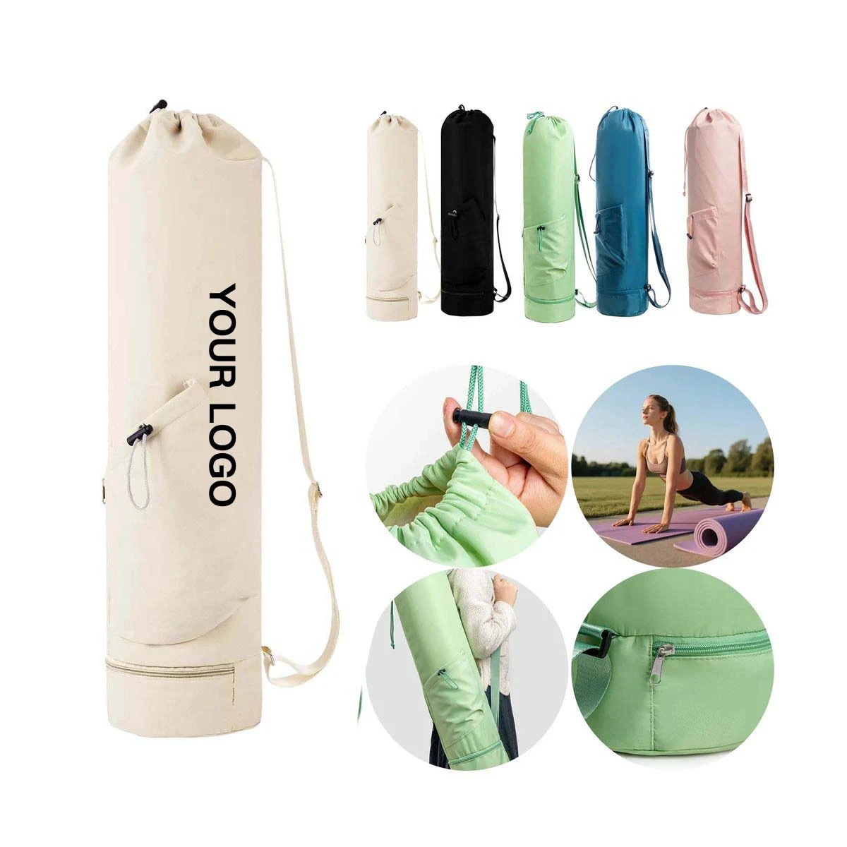 Portable Backpack for Carrying Yoga Mats 1