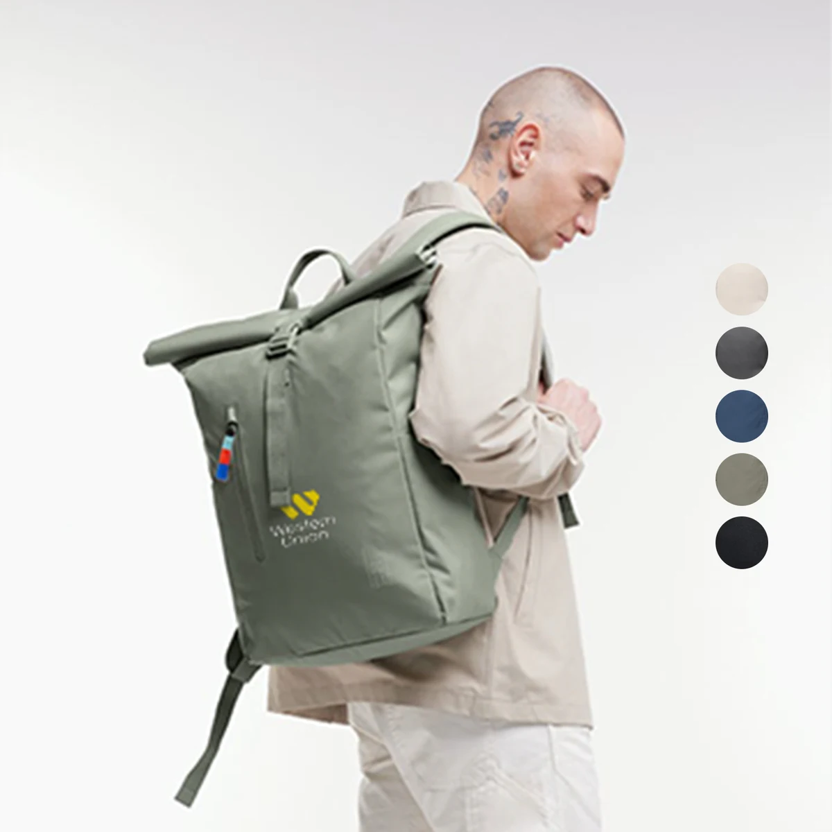 GOT BAG® ROLLTOP EASY – GOTS Certified Ocean Plastic Backpack 1