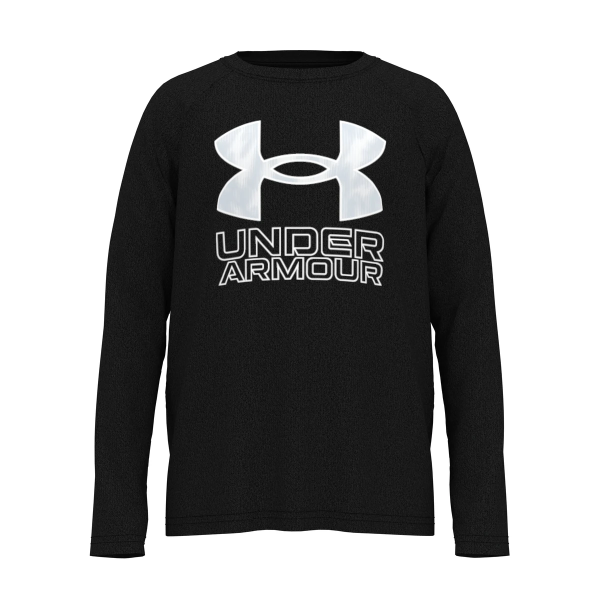 Boys' UA Tech Big Logo Print Fill Long Sleeve 1