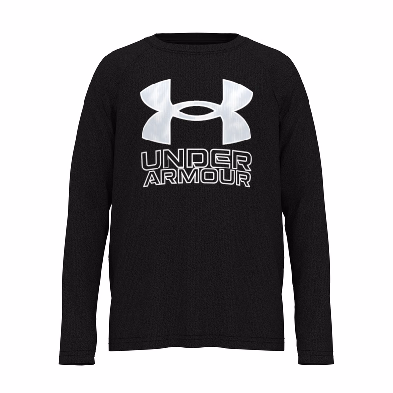 Boys' UA Tech Big Logo Print Fill Long Sleeve