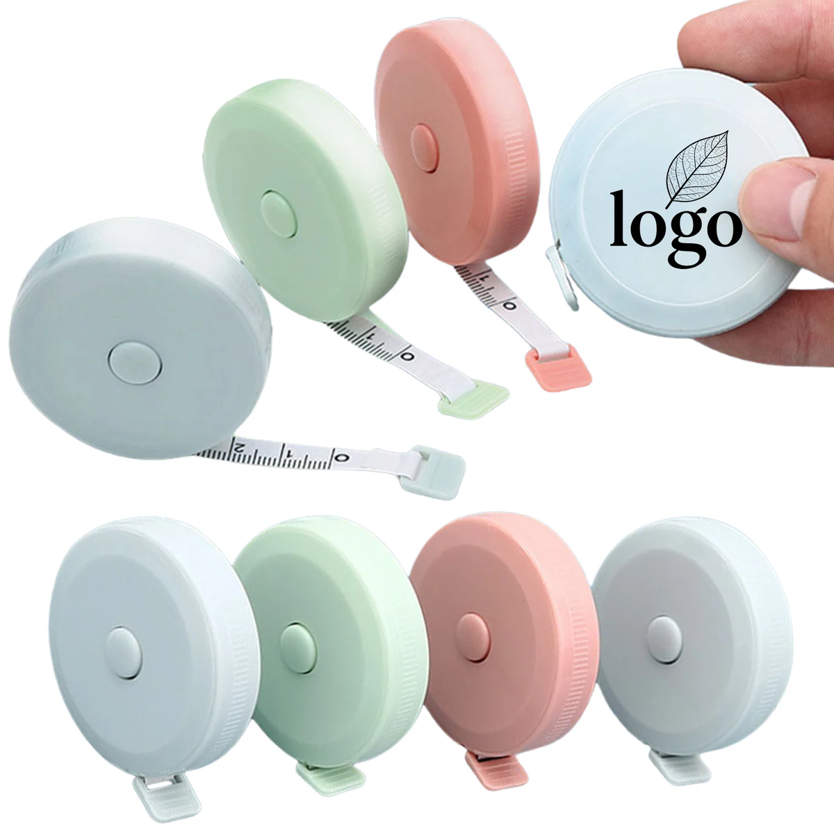 Round Mini Custom Tape Measure 1