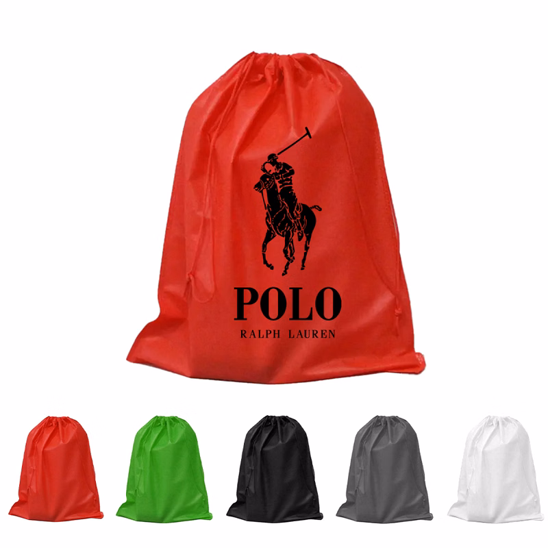 Polo Signature Drawstring Shoe Bag