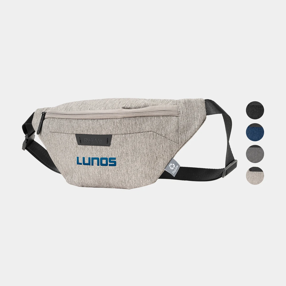 RejuVe® X-PAK Recycled Heather Modern Sleek Waist Fanny Pack 1