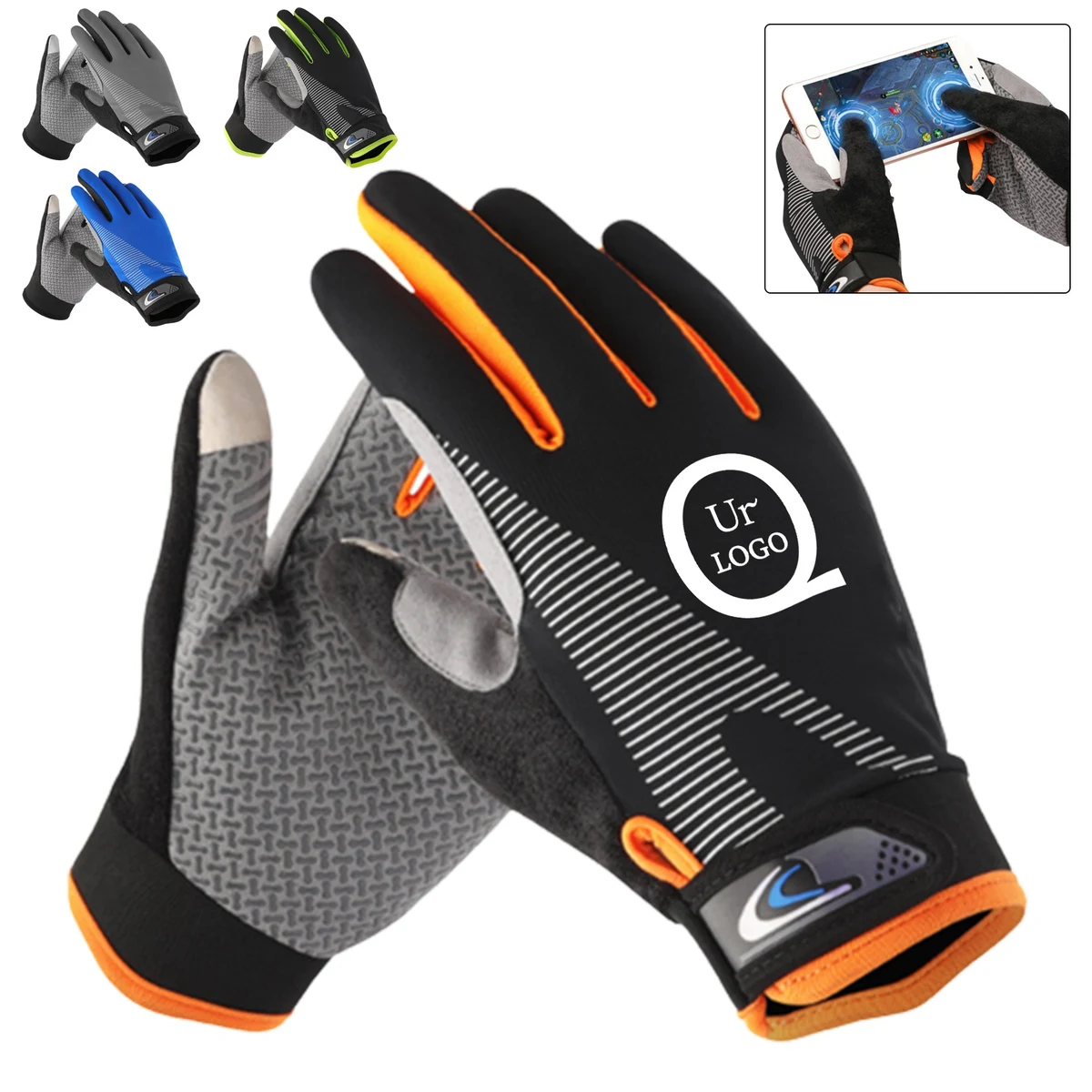 Full Finger Screen Touchable Cycling Glove 1