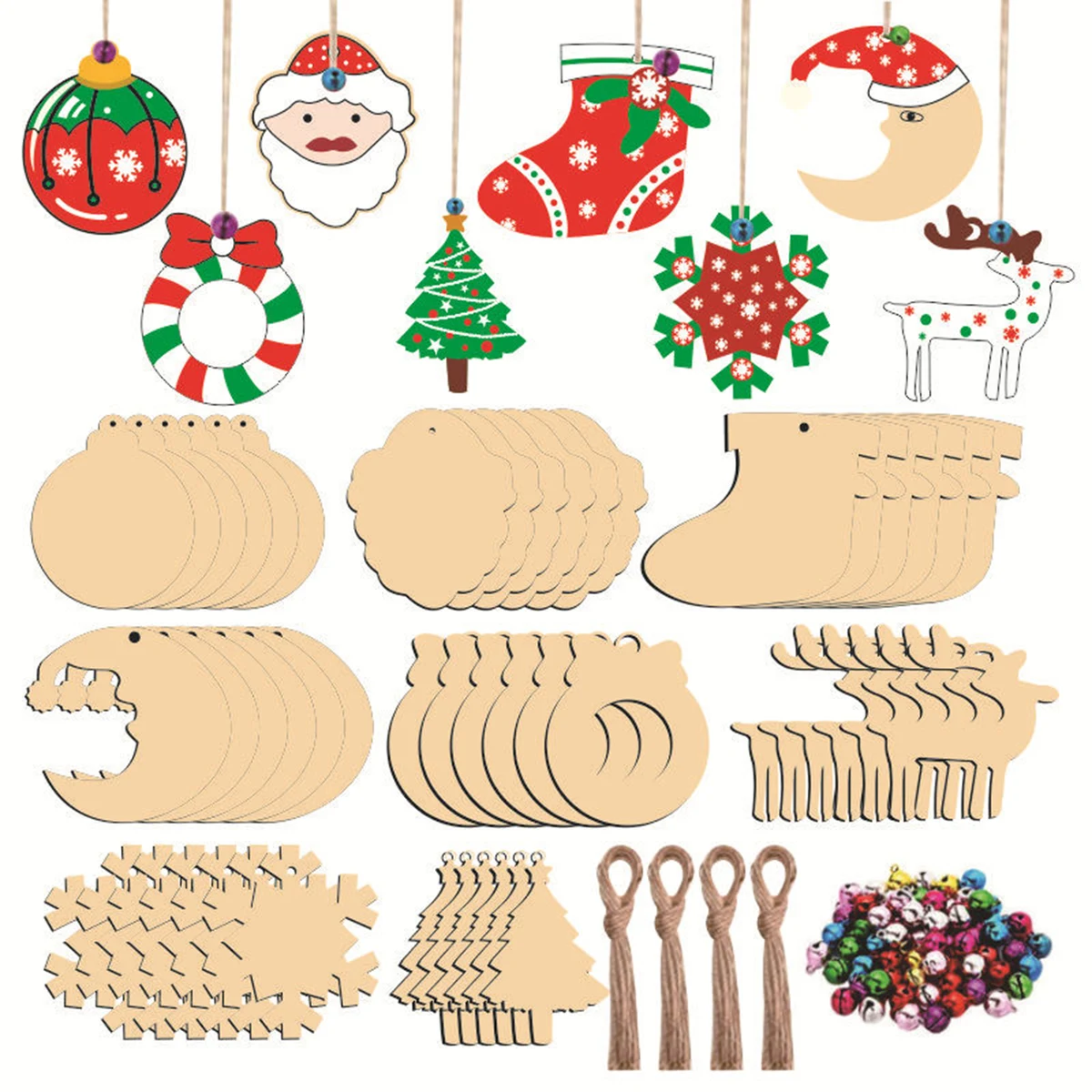 Christmas Wooden Ornaments 1