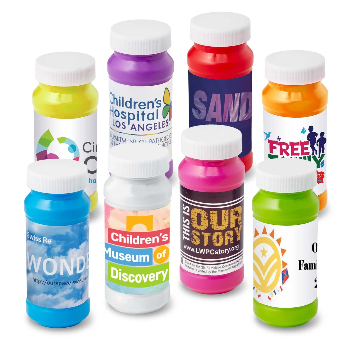 4 oz. Bubbles with Full-Color Digital Label 1