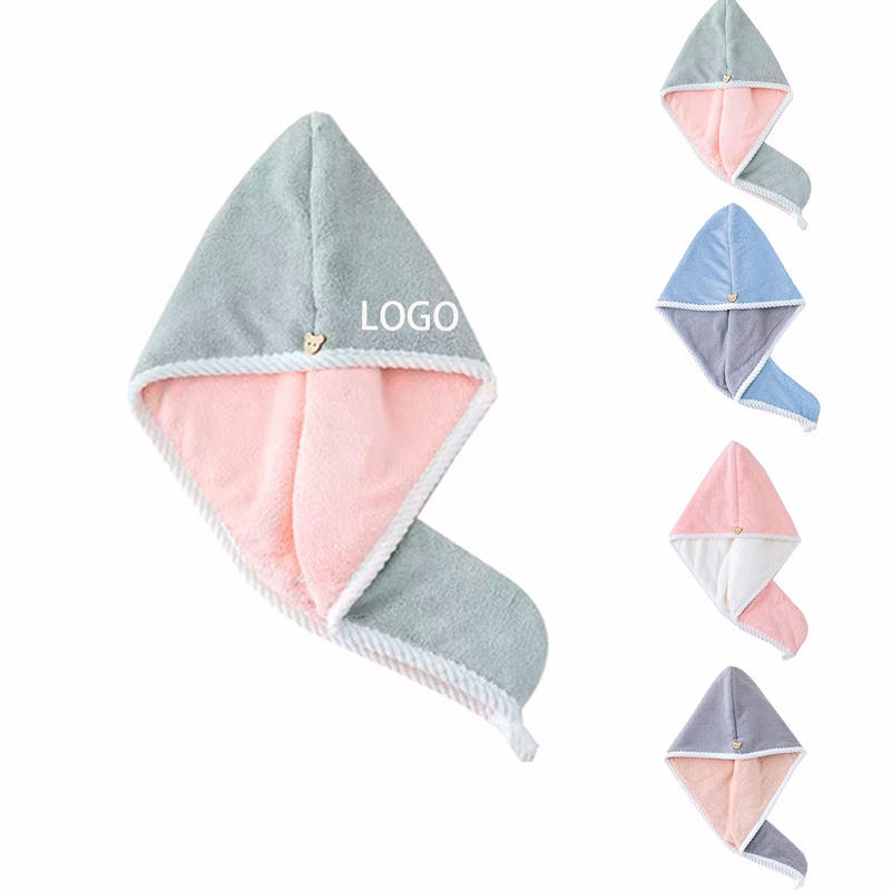 MOQ:10pcs Super Absorbent Microfiber Towel Wrap