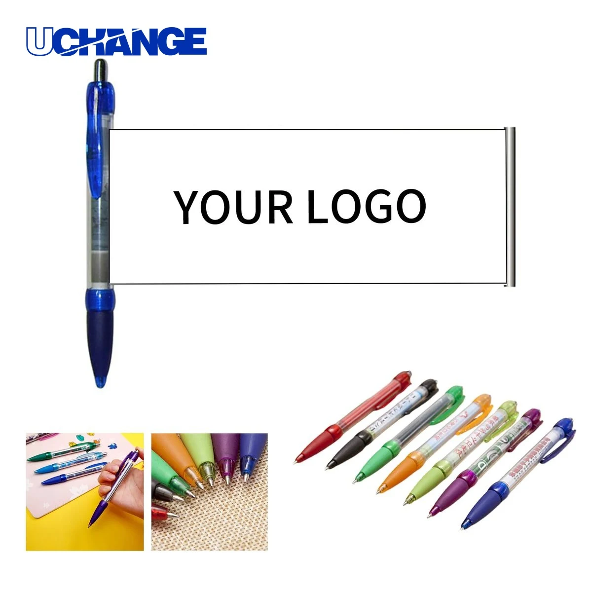 Banner Retractable Ballpoint Pen 5.79 Inch 1