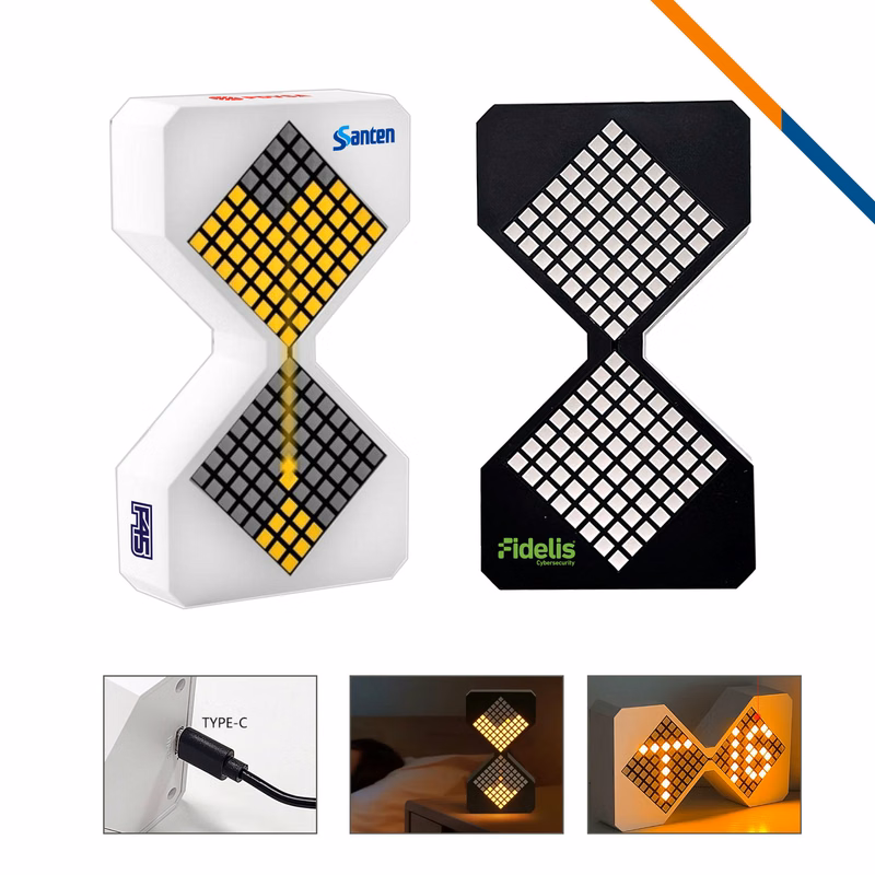GrainFlip Hourglass Desk Night Light