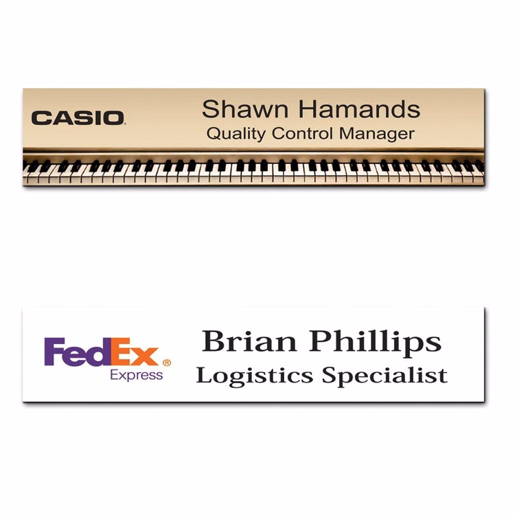 The Apollo full color nameplate 2"x10"