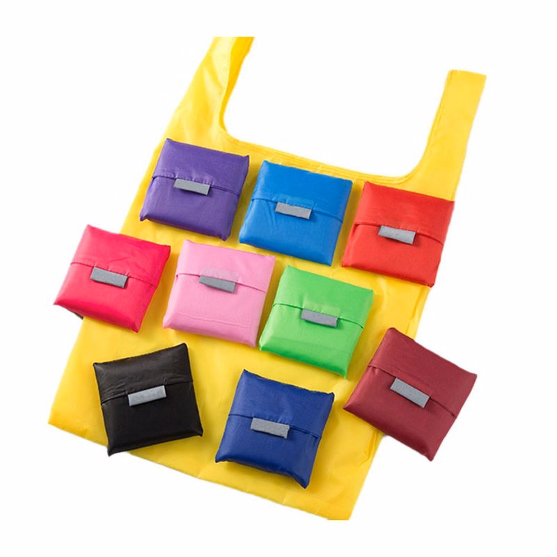 MOQ 50 Durable Foldable Tote Bag Oxford Cloth Reusable Shopping Bag