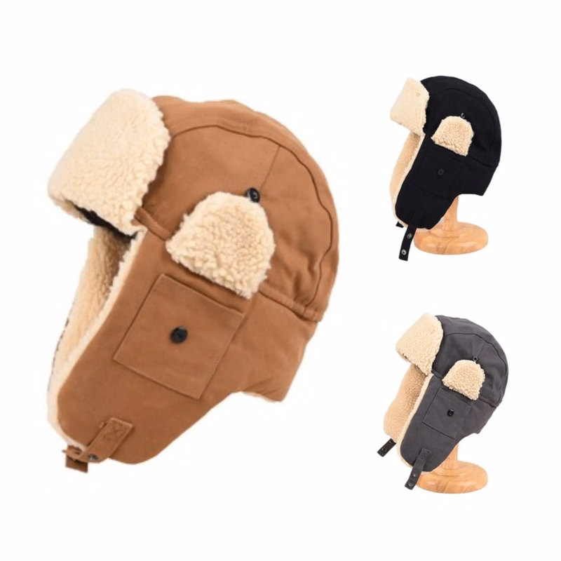 Winter Windproof Trapper Hat MOQ 20pcs