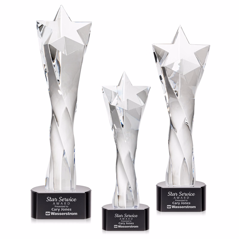 Arlington Star Award on Paragon Base - Black