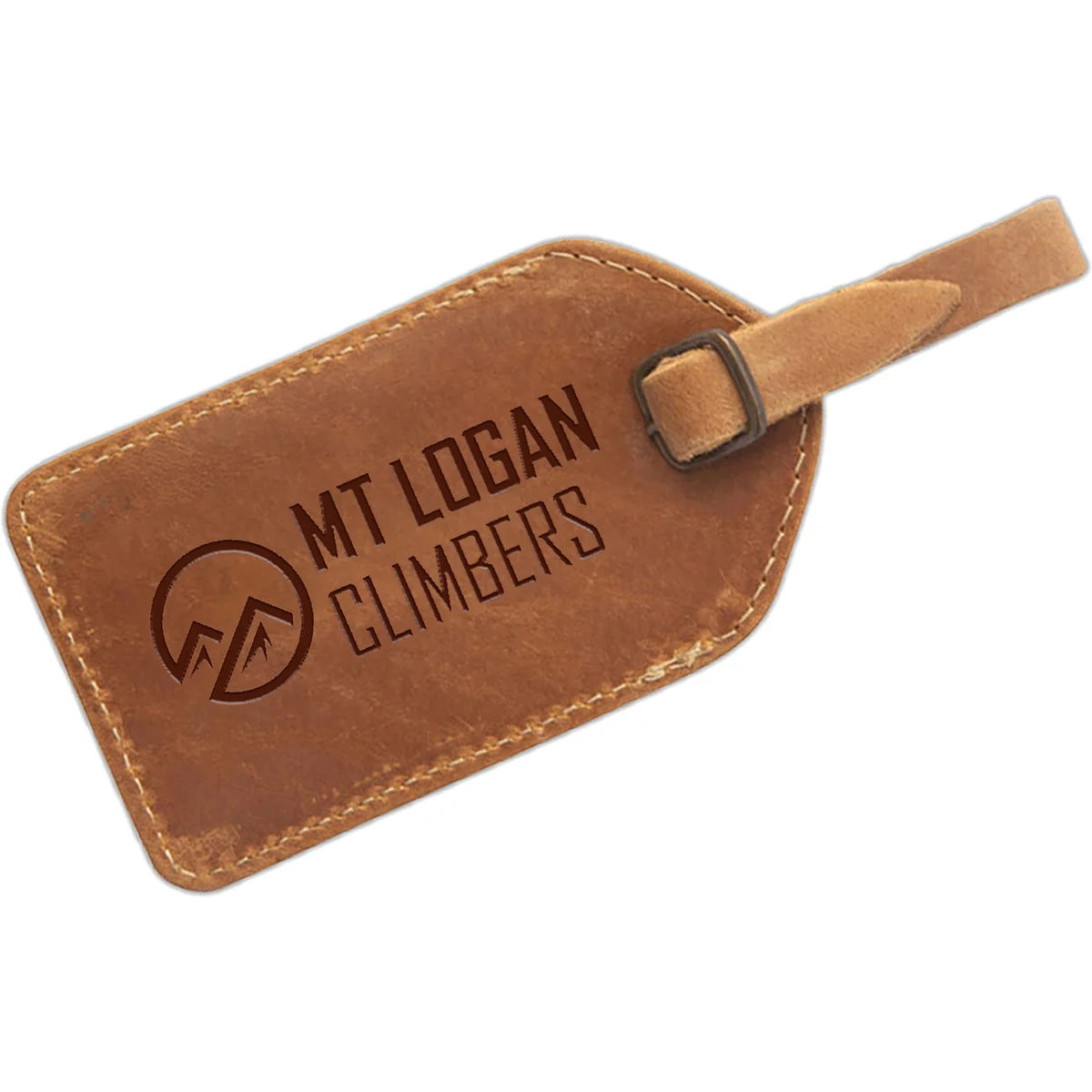 Barranca Canyon Leather Luggage Tag 1