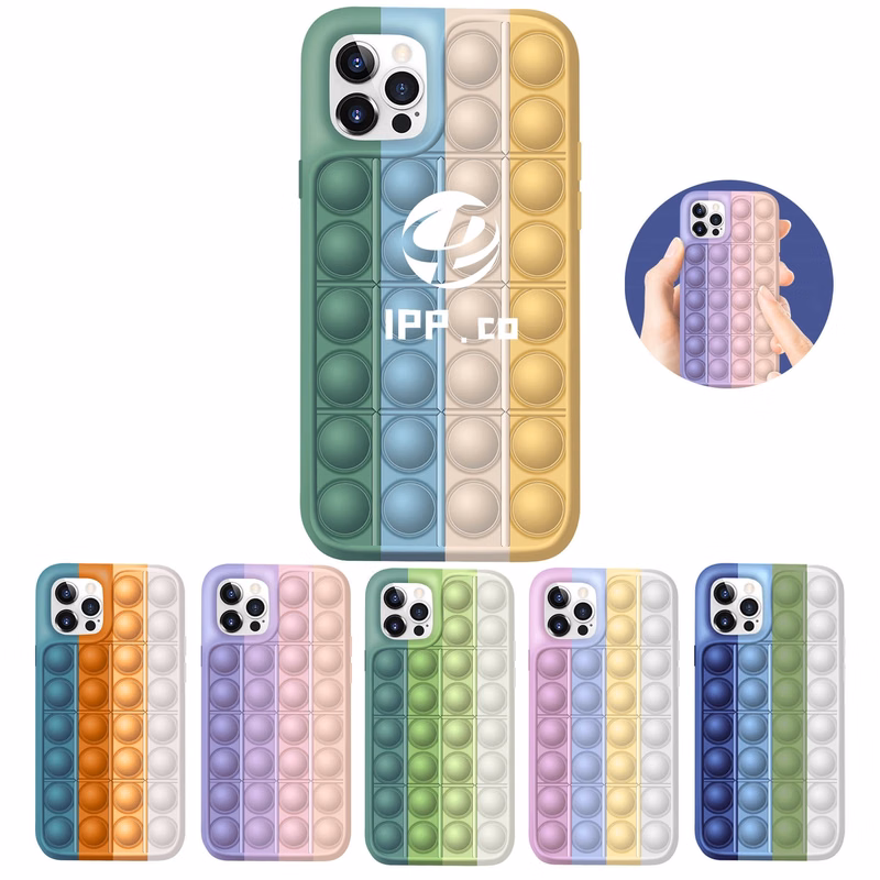 Push Pop Bubble Fidget Mobile Phone Protective Shell