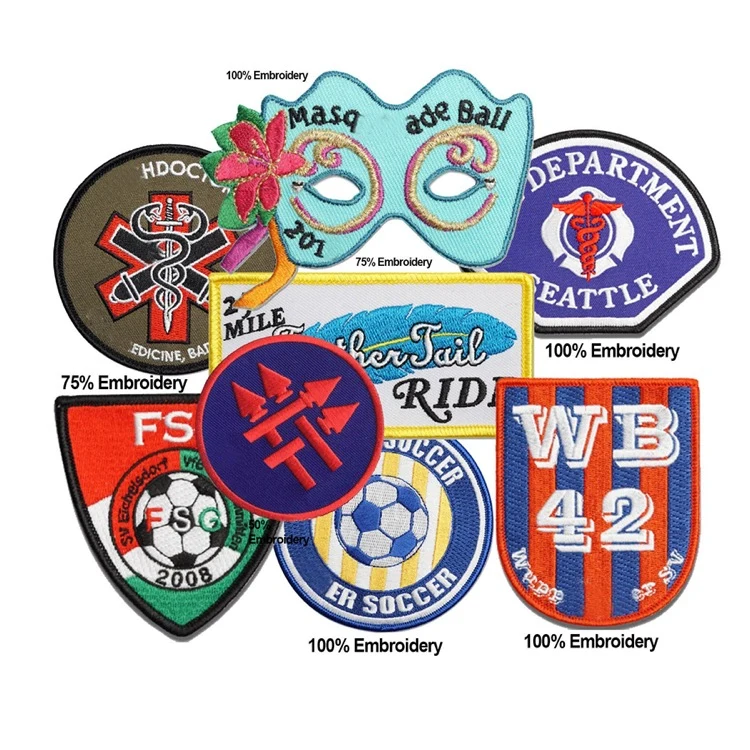 Assorted Styles Embroidered Patches 1
