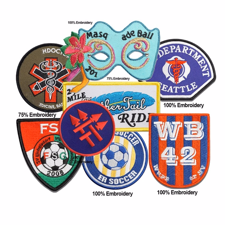Assorted Styles Embroidered Patches
