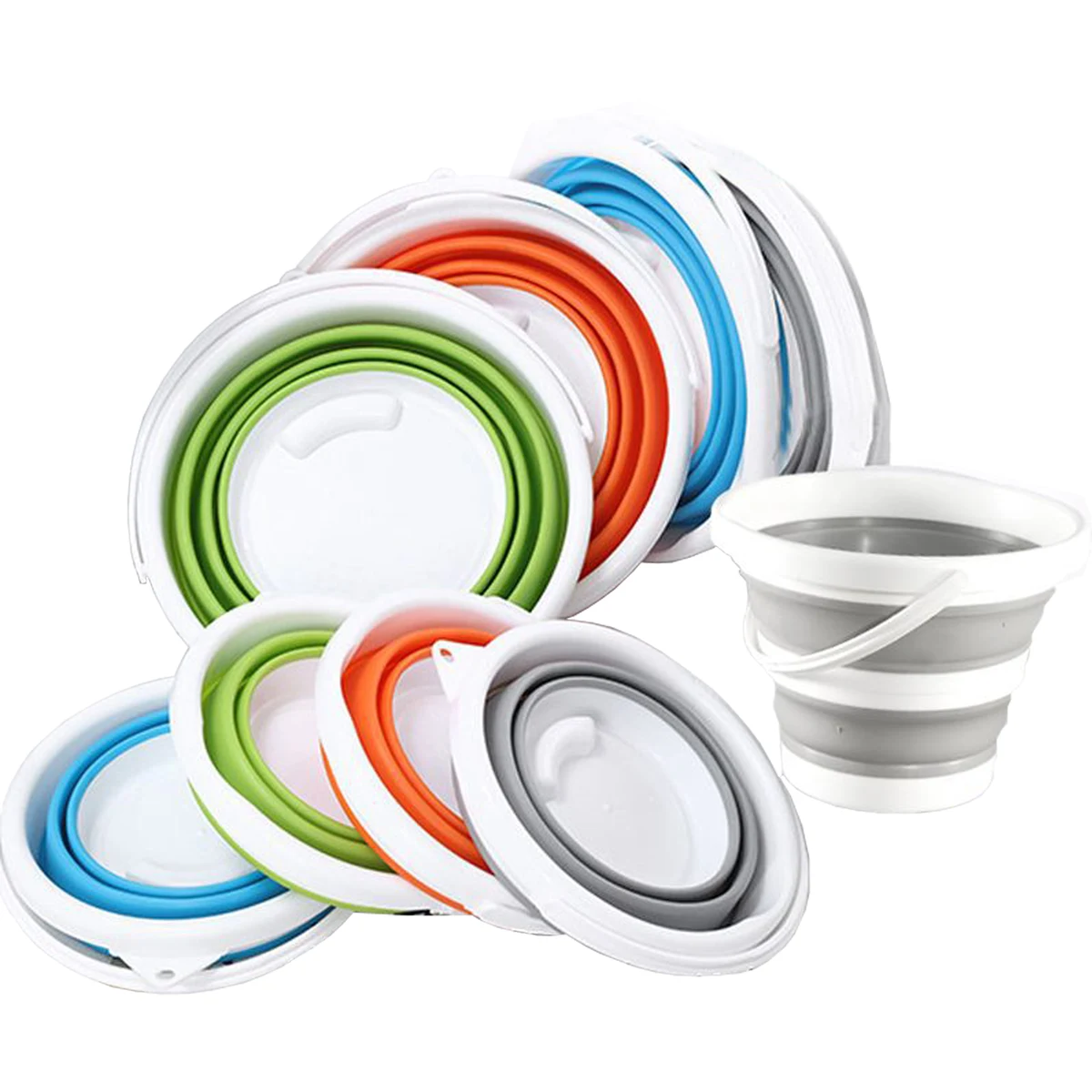 1.3 Gallon Foldable Silicone Bucket 1