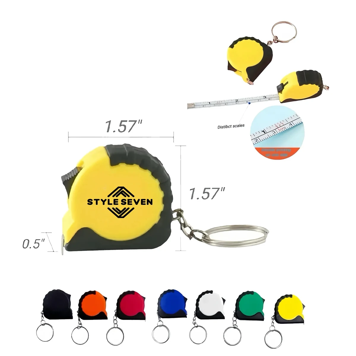 Mini Version Tape Measure Keychain 1