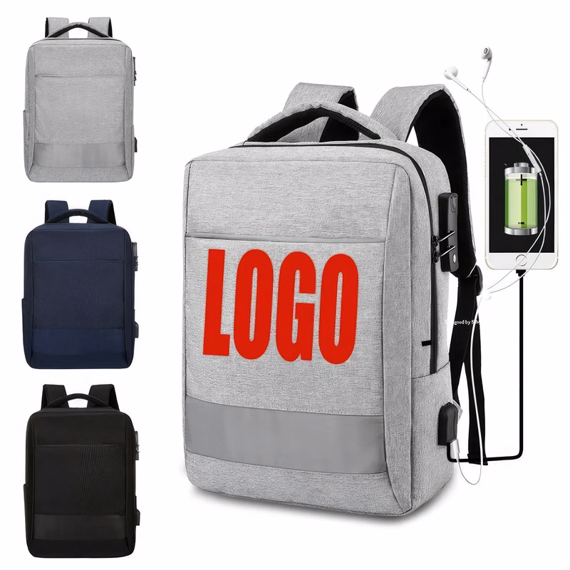 Travel Business School Laptop Backpack with USB Port