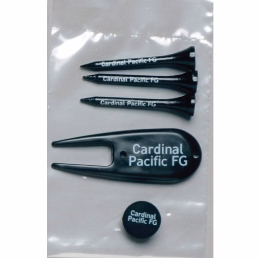 Value Poly Bag Pack w/ Three 2 1/8" Tees, 1 Marker & 1 Divot Fixer