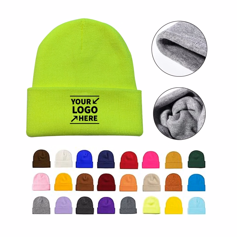12" Acrylic Knit Beanie for Sportsman