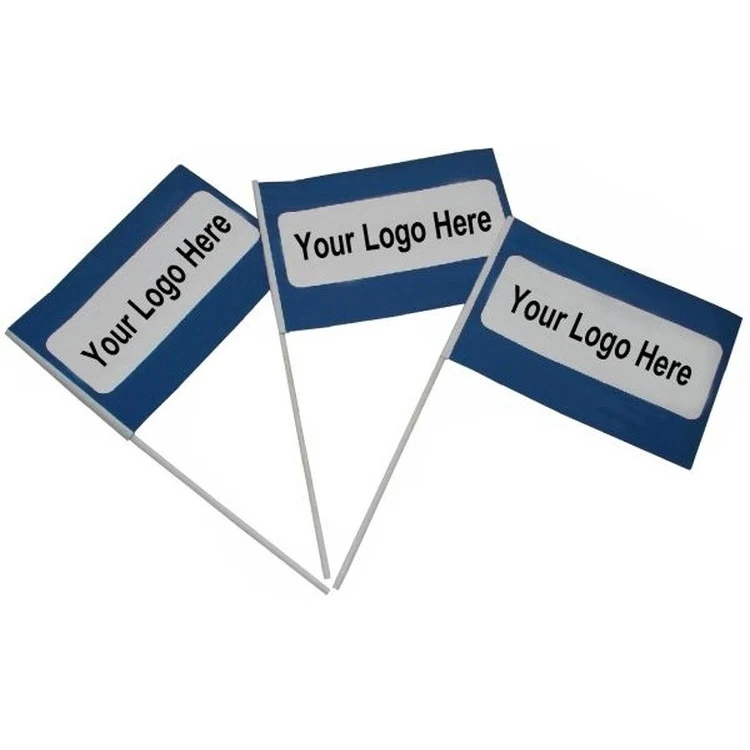 Polyester Flag w/ Handle (8"x5") 1