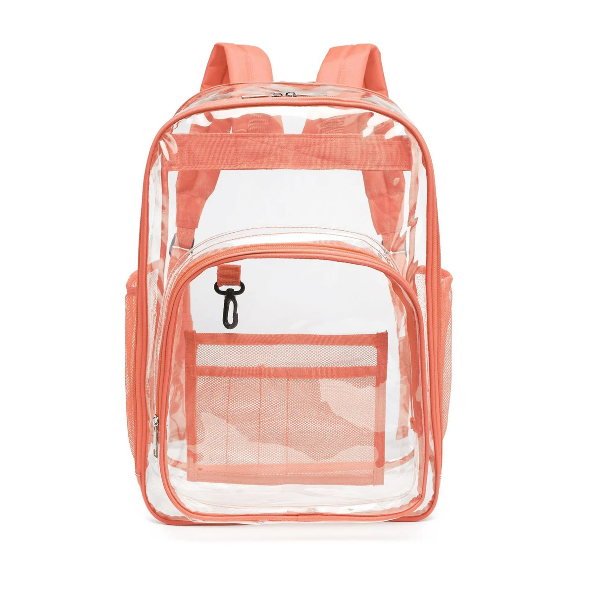 Clear Vinyl Shoulder Backpack 12" Length X 6" Width X 16" Height 1