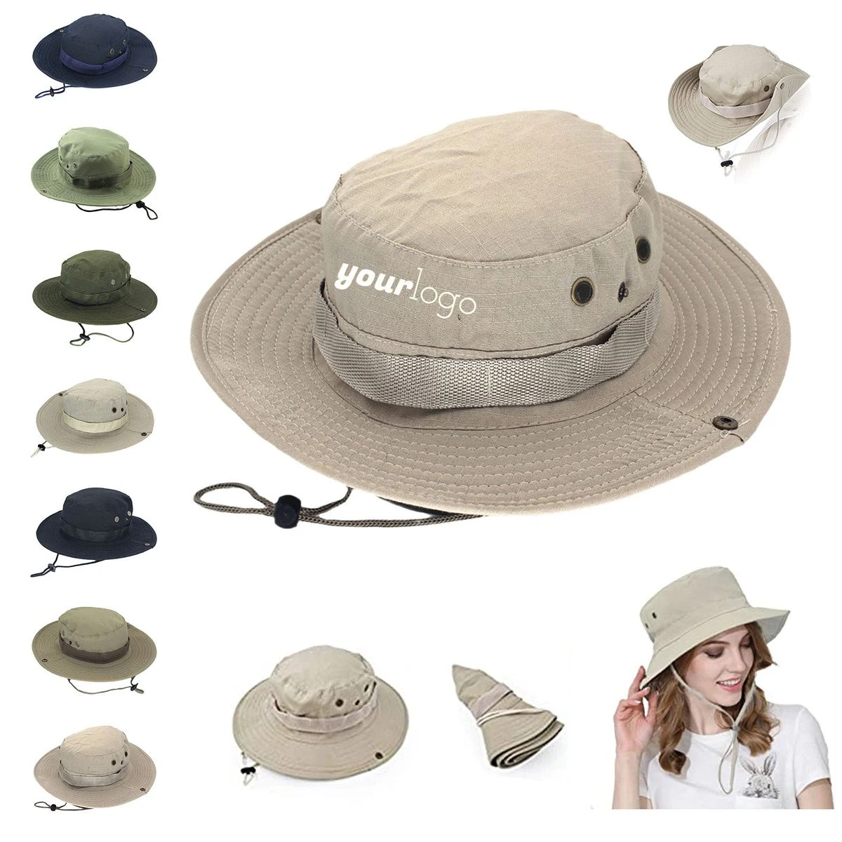 Wide Brim Boonie Hat 1