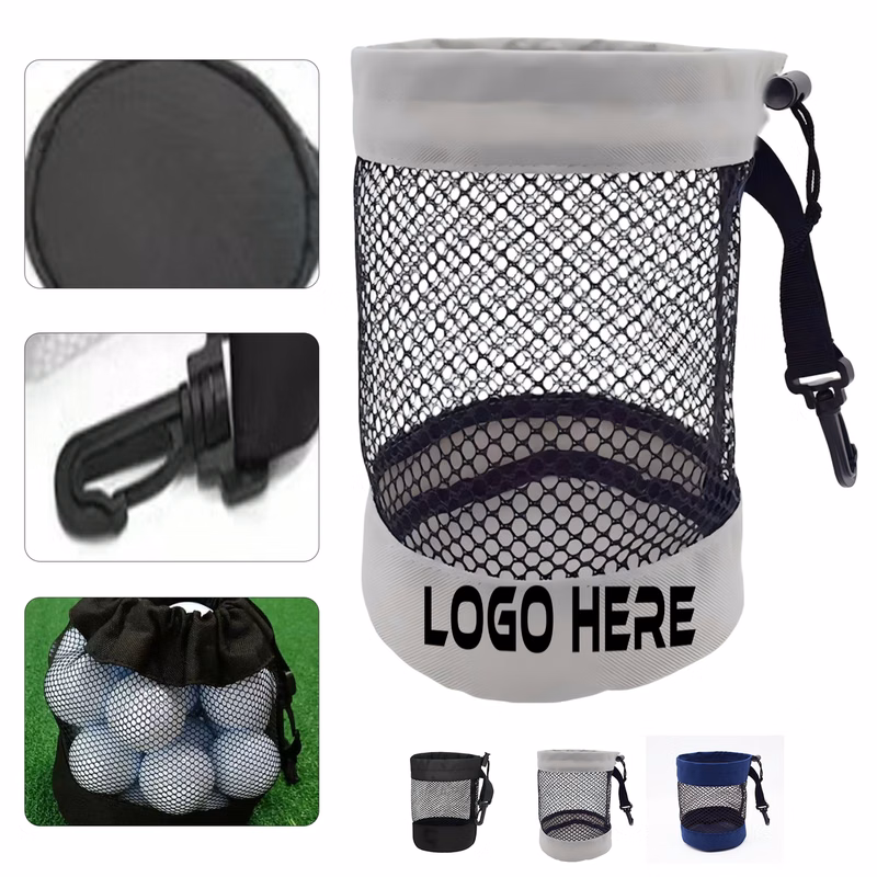 Drawstring Golf Range Ball Storage Sack