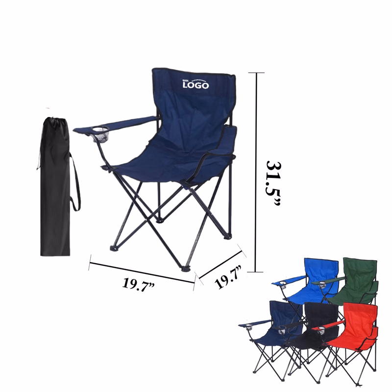 MOQ50 Portable Folding Outdoor Chair with Armrests